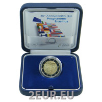 Italia 2 euros proof 2022 - 35 Años del Programa Erasmus