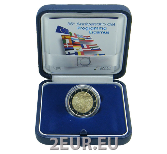 Italia 2 euros proof 2022 - 35 Años del Programa Erasmus por 29.00 € ✅