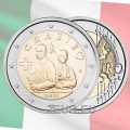 Italia 2 euro UNC 2021 - Grazie - Gracias - Profesiones Sanitarias por 4.00 € ✅