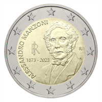 Italia 2 euro UNC 2023 - 150 Aniversario de la Muerte de Alessandro Manzoni
