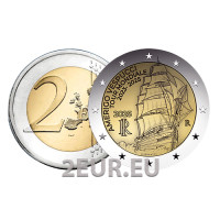 Italia 2 euro UNC 2025 - Viaje del barco Amerigo Vespucci