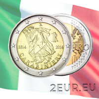 Italia 2 euro UNC 2014 - 200 Aniversario de los Carabinieri