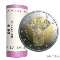 Latvia 2 euro UNC roll 2018 - 100th Anniversary of the Independence of the Baltic States Latvia 2 euro UNC roll 2018 - 100th Anniversary of the Independence of the Baltic States