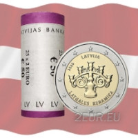 Letonia 2 euros UNC rollo 2020 - Cerámica latgaliana