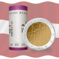 Letonia 2 euros UNC rollo 2021 - Letonia de iure 100 por 60.00 € ✅