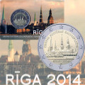 Latvia 2 euro BU 2014 - Riga - European capital of culture for 135.00 € ✅