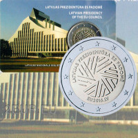 Latvia 2 euro BU 2015 - Latvian Presidency of the Council of the EU Latvia 2 euro BU 2015 - Latvian Presidency of the Council of the EU