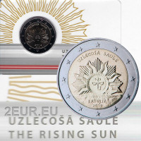 Letonia 2 euros BU 2019 - El Sol Naciente