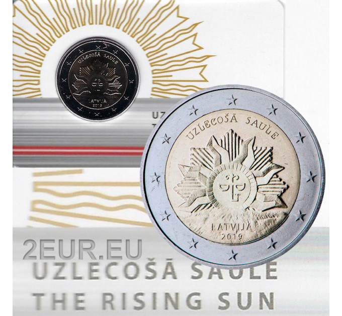 Latvia 2 euro BU 2019 - The Rising Sun for 19.50 € ✅