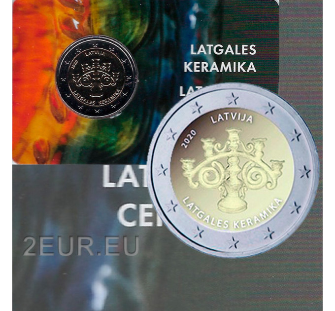 Letonia 2 euros BU 2020 - Cerámica Latgalian por 175.00 € ✅