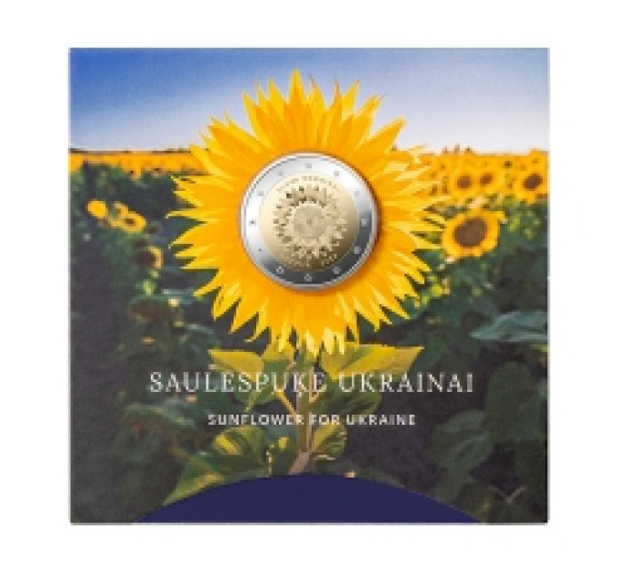 Letonia 2 euros BU 2023 - Slava Ukrainai por 14.50 € ✅