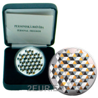 Letonia 5 euros de plata proof 2020 - Libertad personal