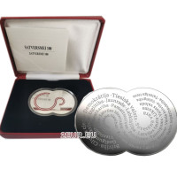 Letonia 5 euros de plata proof 2022 - Constitución de la República de Letonia