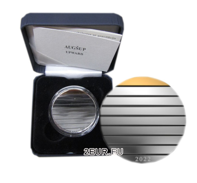 Letonia 5 euros de plata proof 2022 - Centenario del Banco de Letonia por 103.60 € ✅