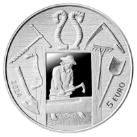 Latvia 5 euro silver proof 2024 - Across the Times