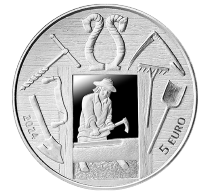 Latvia 5 euro silver proof 2024 - Across the Times for 80.00 € ✅