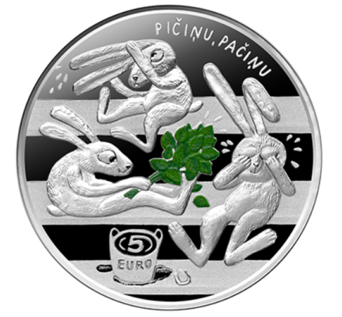 Letonia 5 euros de plata proof 2024 - Alegría de la infancia por 85.00 € ✅