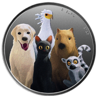 Letonia 5 euros de plata proof 2025 - Fluir