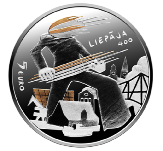 Letonia 5 euros de plata proof 2025 - Sol y viento por 88.00 € ✅