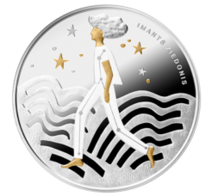 Letonia 5 euros de plata proof 2023 - Imants Ziedonis - Stardus por 115.00 € ✅