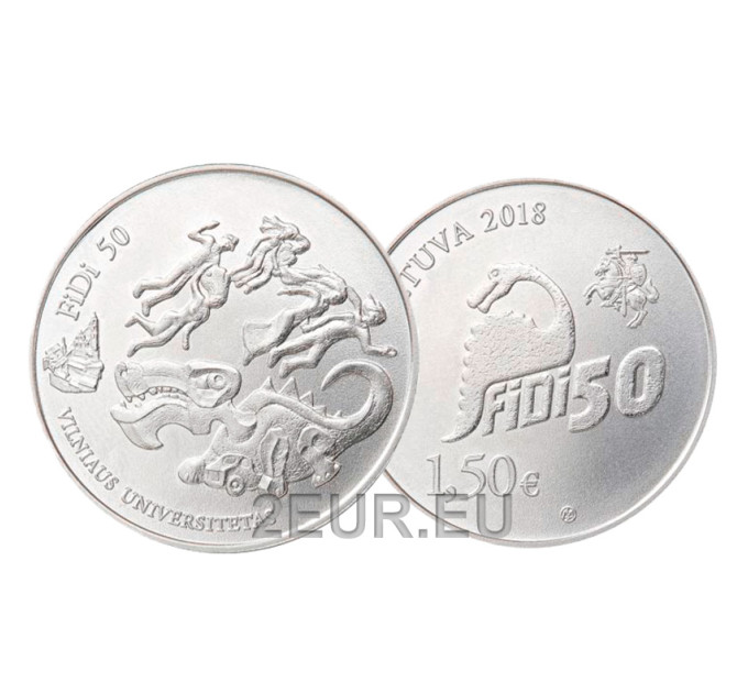 Lituania 1,5 euro UNC 2018 - 50th Physicists Day of the University of Vilnius por 6.50 € ✅