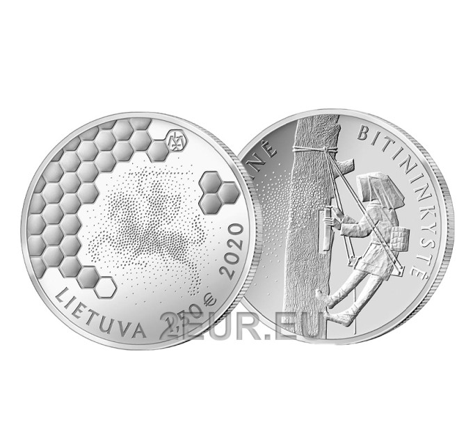 Lituania 1,5 euro UNC 2020 - Apicultura de árboles por 3.00 € ✅