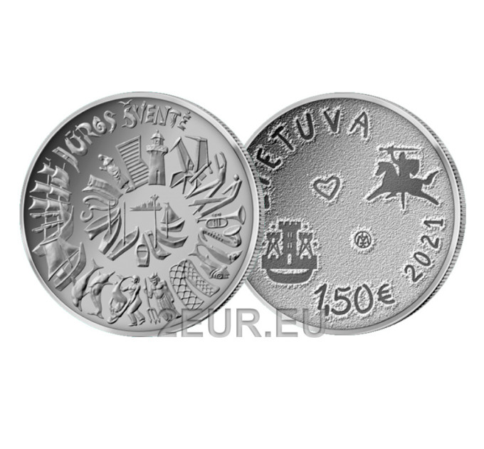 Lithuania 1.5 euro UNC 2021 - Sea Festival for 3.50 € ✅