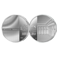 Lituania 1,5 euro UNC 2022 - 100 aniversario del Banco de Lituania Lituania 1,5 euro UNC 2022 - 100 aniversario del Banco de Lituania