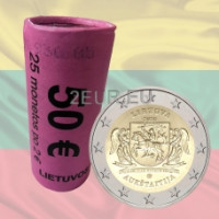 Lithuania 2 euro UNC roll 2020 - Aukstaitija