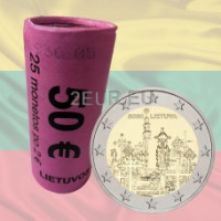Lituania 2 euros UNC rollo 2020 - Cerro de las Cruces