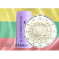 Lituania 2 euros UNC rollo 2015 - 30 años de la Bandera de la UE por 95.00 € ✅