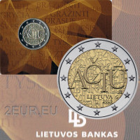 Lituania 2 euros BU 2015 - Idioma lituano Lituania 2 euros BU 2015 - Idioma lituano