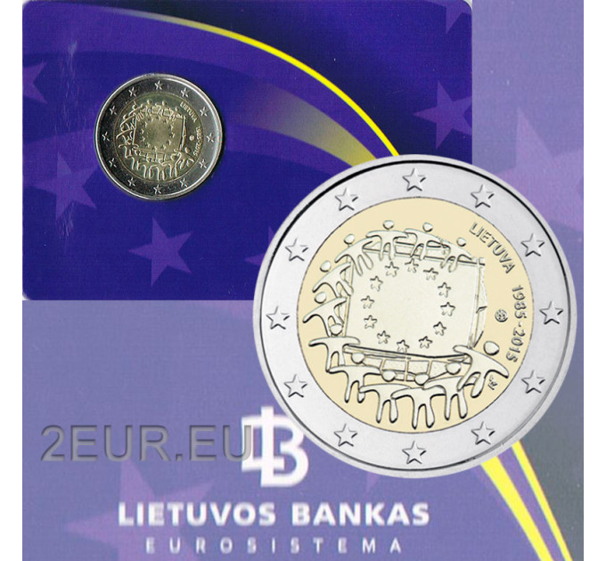 Lithuania 2 euro BU 2015 - 30 Years of the EU Flag for 149.00 € ✅