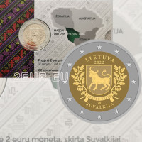 Lituania 2 euros BU 2022 - Suvalkija