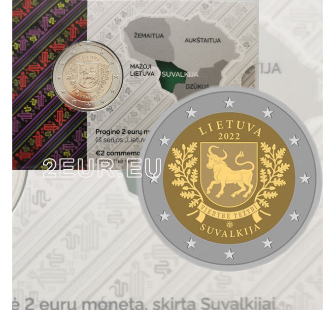 Lituania 2 euros BU 2022 - Suvalkija por 36.00 € ✅