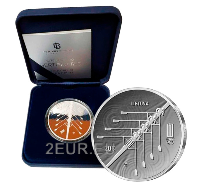 Lituania 20 euros plata proof 2021 - XXXII Juegos Olímpicos de Tokio por 95.00 € ✅