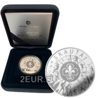 Lithuania 5 euro silver proof 2019  - Scouts