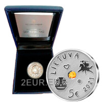 Lithuania 5 euro silver proof 2021 - Sea Festival