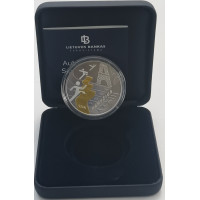 Lituania 20 euros plata proof 2024 - XXXIII Juegos Olímpicos de París y centenario del Movimiento Olímpico Lituano