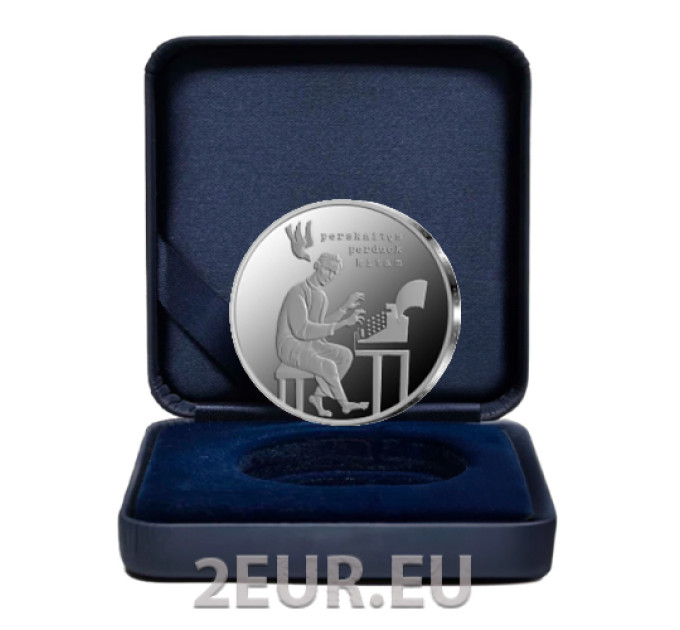 Lithuania 5 euro silver proof 2023 - The role of the Lithuanian Catholic Church in the unarmed resistance for 70.00 € ✅