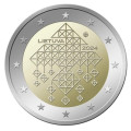 Lituania 2 euros UNC 2024 - Jardines con techo de paja por 3.50 € ✅