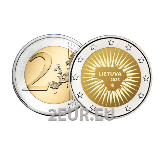 Lituania 2 euros UNC 2025 - Dedicado a la defensa por 3.50 € ✅