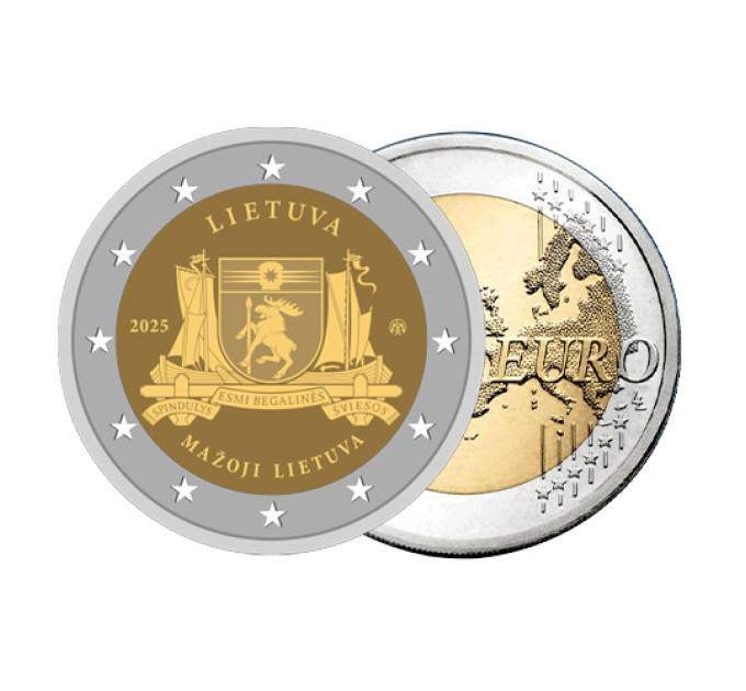 Lituania 2 euros UNC 2025 - Lituania Minor por 3.50 € ✅