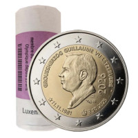 Luxemburgo 2 euros UNC rollo 2026 - ASCENSO AL TRONO DEL GRAN DUQUE GUILLAUME Y SU 45.º CUMPLEAÑOS