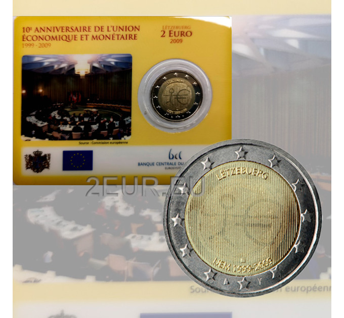 Luxembourg 2 euro BU 2009 - 10 Years Euro for 24.90 € ✅