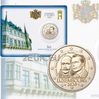 Luxemburgo 2 euros BU 2020 - 200º aniversario del nacimiento del príncipe Enrique de Orange-Nassau