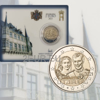 Luxemburgo 2 euros BU 2021 - 40º aniversario de boda de la Gran Duquesa María Teresa con el Gran Duque Enrique