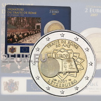 Luxemburgo 2 euros BU 2007 - Tratado de Roma de los 50 años