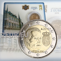 Luxemburgo 2 euros BU 2010 - Escudo de armas del gran duque Enrique