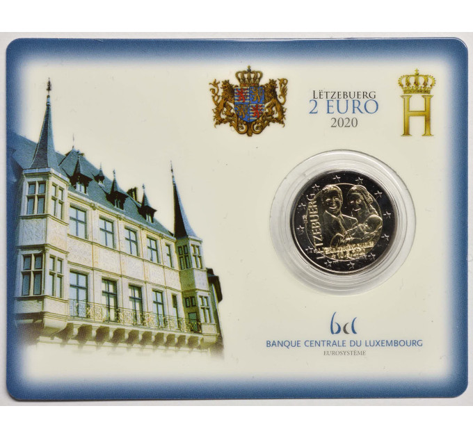 Luxemburgo 2 euros BU 2020 - Nacimiento del Príncipe Carlos por 45.00 € ✅